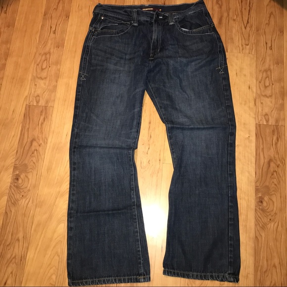 y2k Modern Culture Dark Wash Relaxed Fit size 36 not baggy - Picture 5 of 8